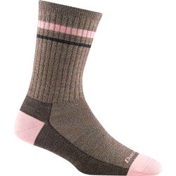 Darn Tough Letterman Lightweight Crew Sock Women's in Brown